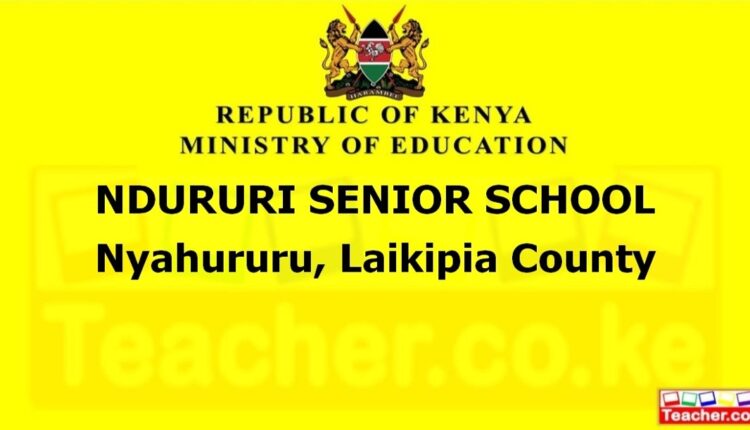 Ndururi Senior School - Laikipia