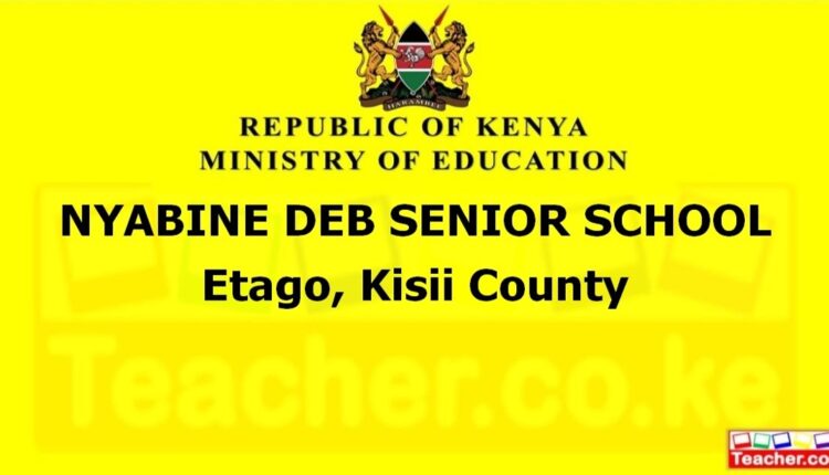 Nyabine Deb Senior School - Kisii