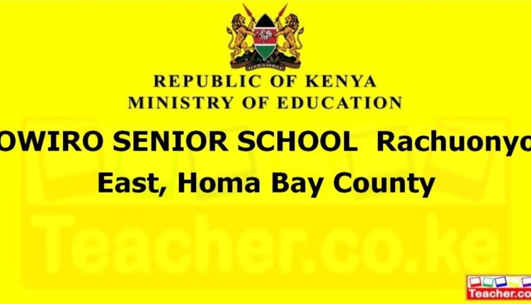 Owiro Senior School - Homa Bay
