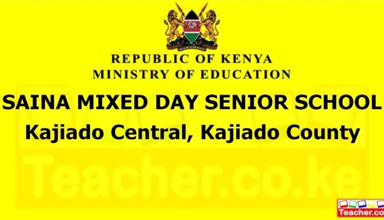 Saina Mixed Day Senior School - Kajiado