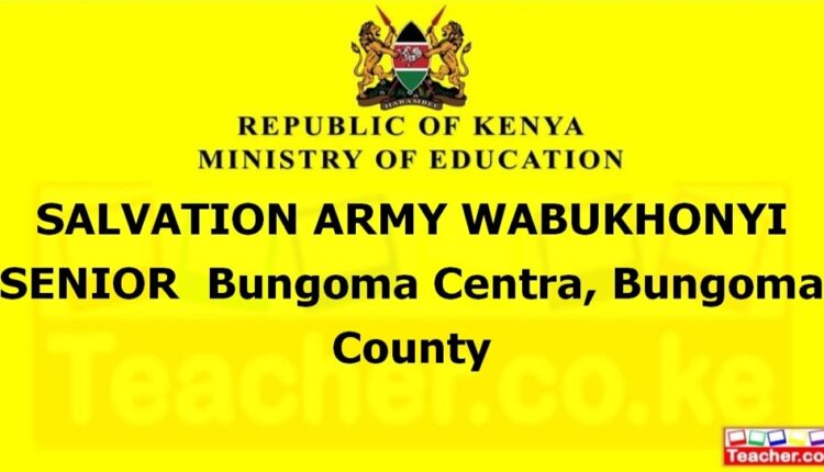 Salvation Army Wabukhonyi Senior - Bungoma