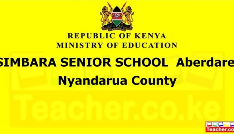 Simbara Senior School - Nyandarua