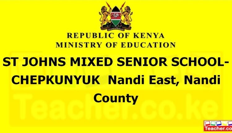 St Johns Mixed Senior School-Chepkunyuk - Nandi