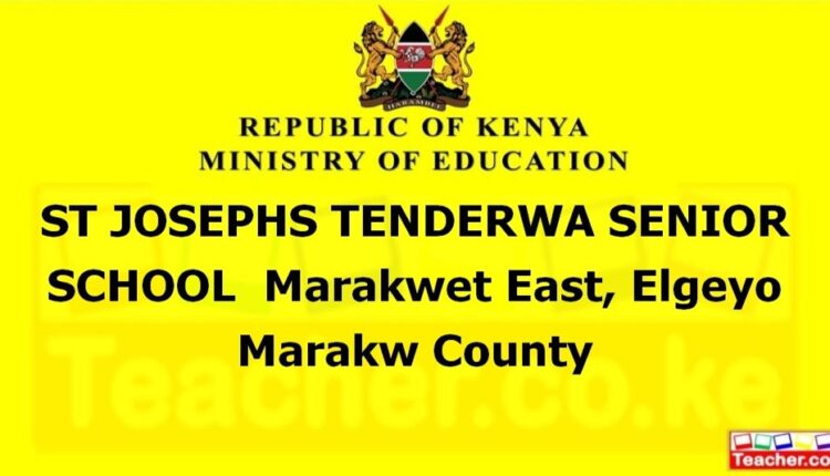 St Josephs Tenderwa Senior School - Elgeyo Marakw