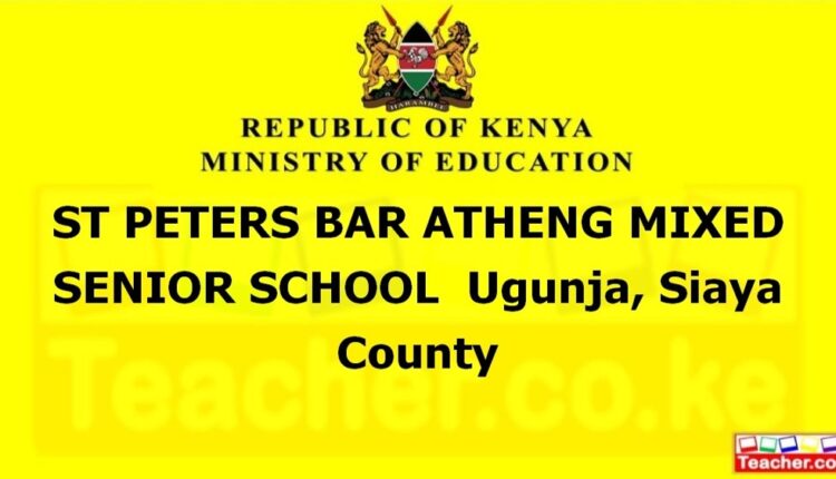 St Peters Bar Atheng Mixed Senior School - Siaya