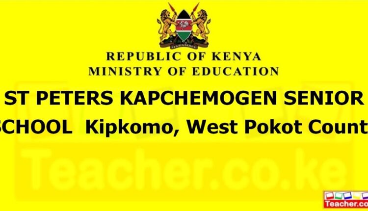 St Peters Kapchemogen Senior School - West Pokot