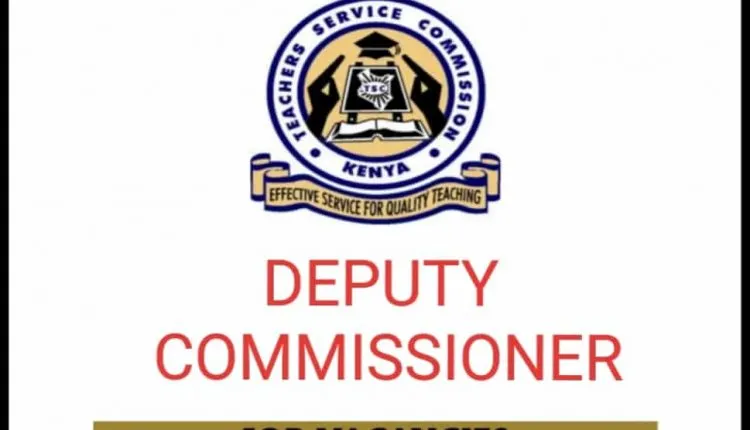 2019 TSC Deputy Commissioner Job
