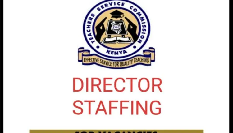 TSC Director Staffing Vacancy 2019