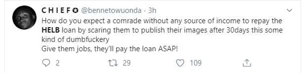 CHIEF's Response to HELB Loan notice