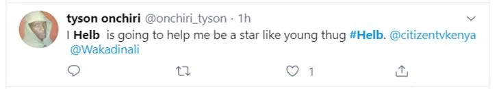 Tyson Onchiri's Response to HELB Loan notice