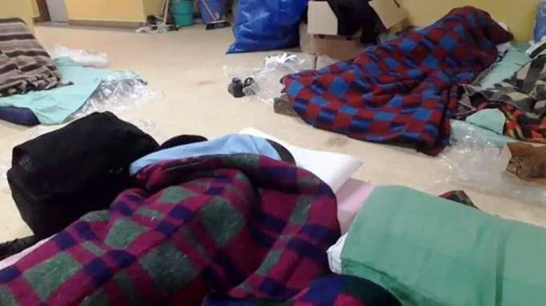 Leaked Photos of KNEC Examiners Sleeping Condition