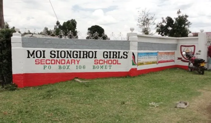 Moi Siongiroi Girls Secondary School KCSE 2019 Results.