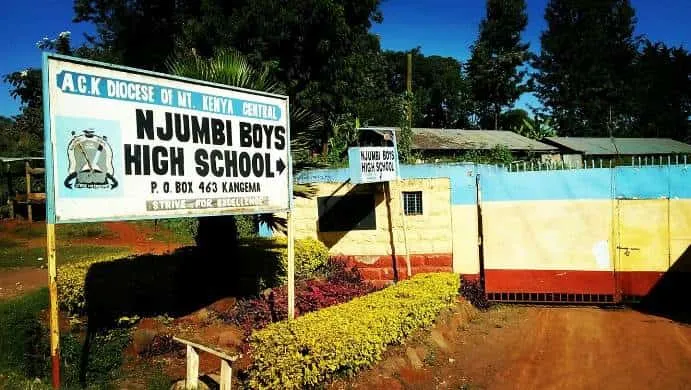 Njumbi Boys High School KCSE 2019 Results