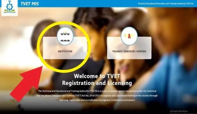 TVET MIS Institution Registration-min