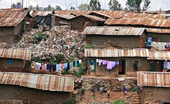 Kibera Nairobi Kenya Slums Shanty Town October 2008