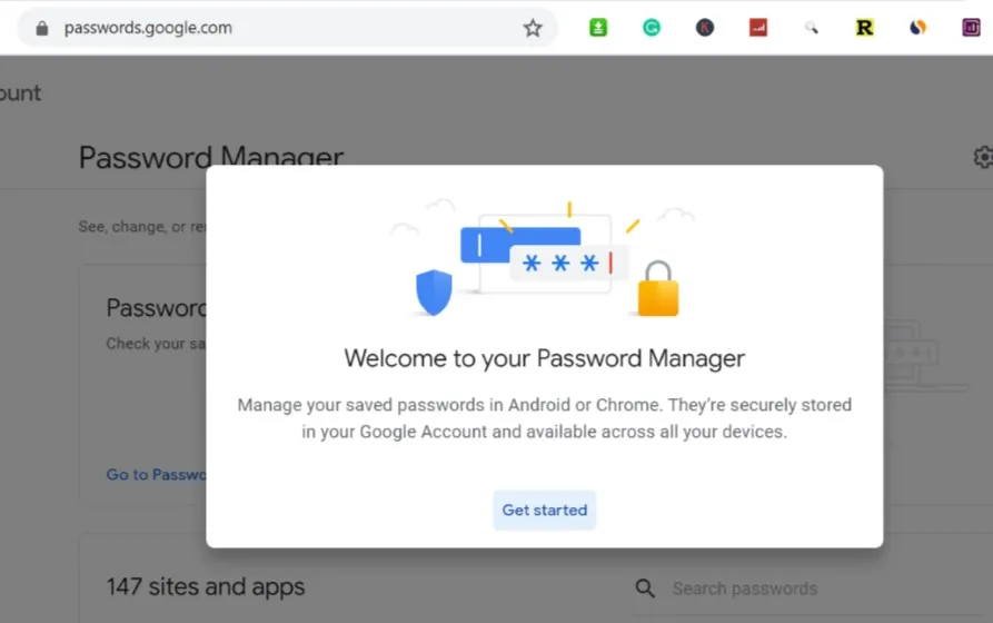 Google Password Manager To Manage TSC Online Payslip TPAY Account.