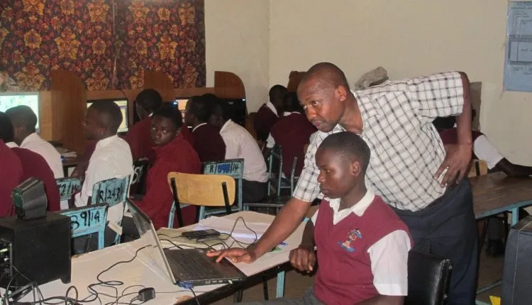A Kenyan Teacher During A Form 1 Physics Lesson 1