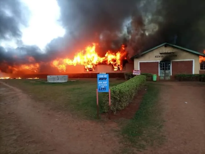 Itigo Girls High School Dormitory in Nandi is On Fire