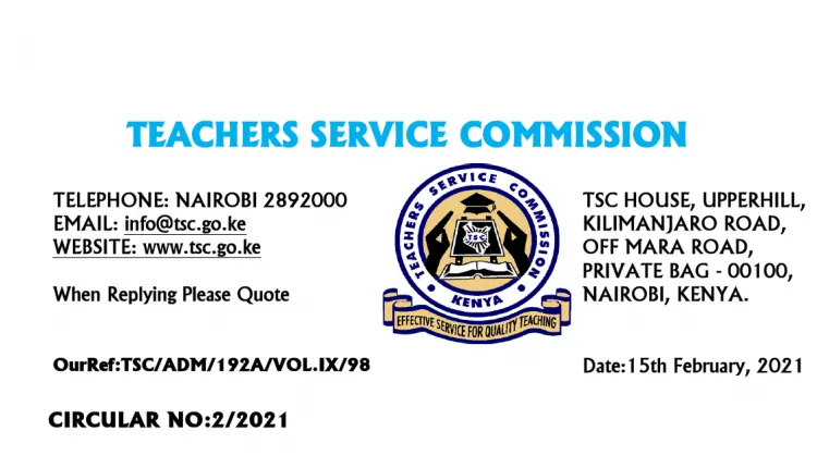 TSC Circular On Upscaling Online Services