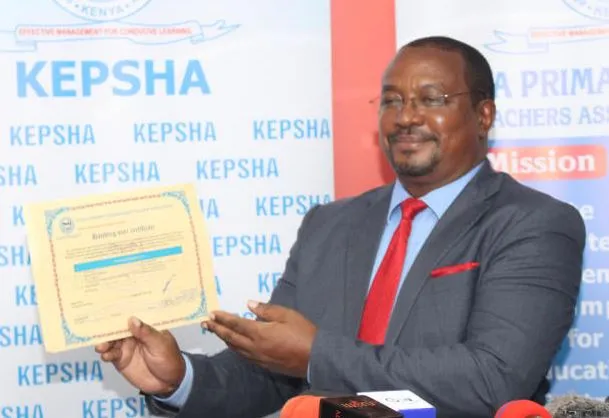 KEPSHA Chairperson John Nzioka