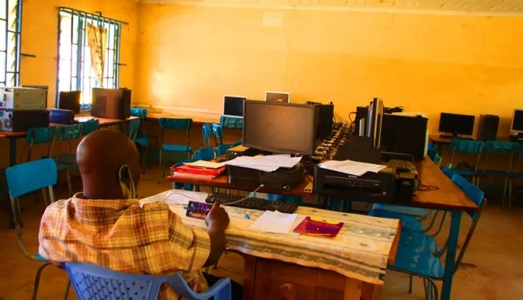 A Computer Lab in a school
