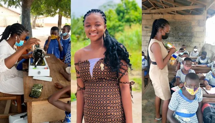 Janet Asibi The Teacher Helping Needy Learners By Sewing Them School Uniform