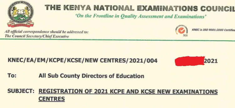 KNEC Circular 2