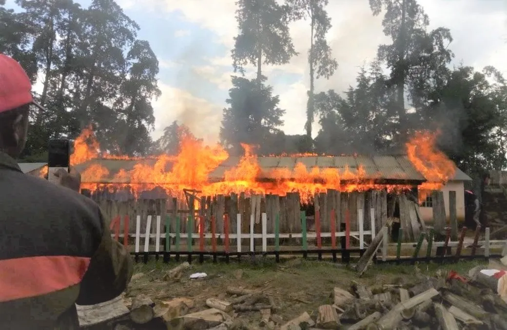 Kapmaso Secondary School Dormitory Fire 3 Min