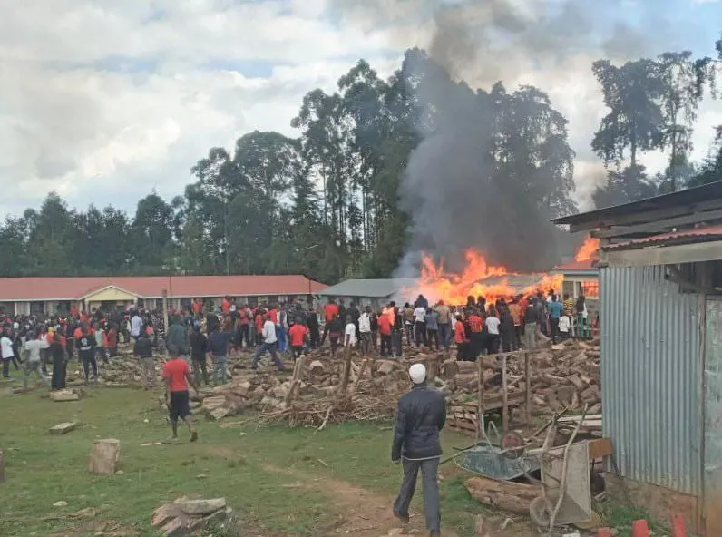 Kapmaso Secondary School Dormitory Fire 4 Min