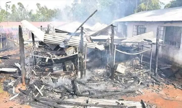 Kapmaso Secondary School Dormitory on Fire