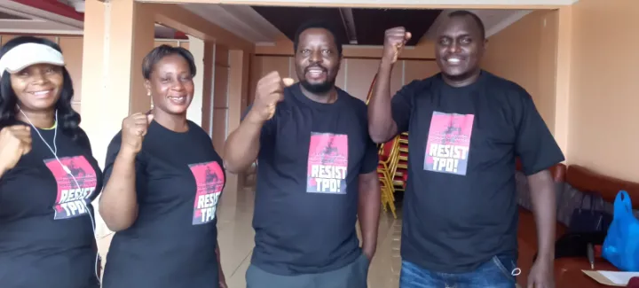 Kenya National Teachers Pressure Group Members Pose For A Photo