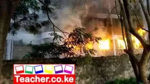 Nyamira Boys High School On Fire 1