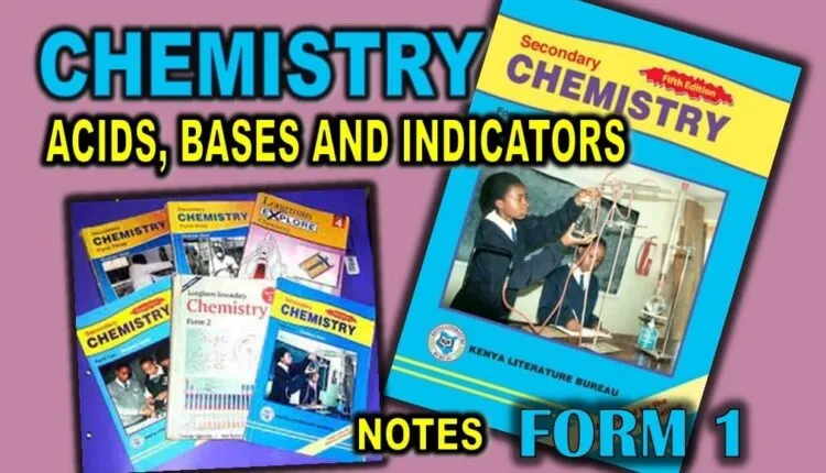 Chemistry Form 1- Acids Bases and Indicators notes-min