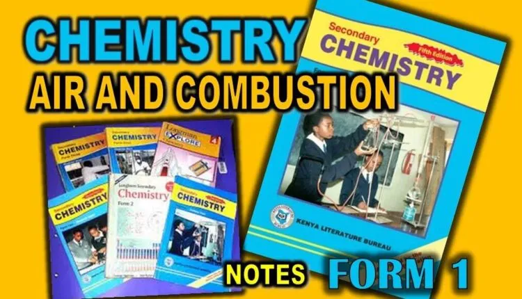 Chemistry Form 1- Air and Combustion Notes
