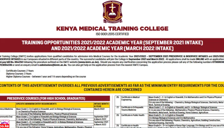 KMTC Advert