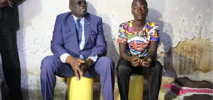 CS Magoha sits on a jerrycan, pleasing many Kenyans