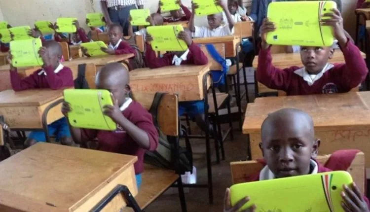 Digital Literacy Program (DLP) Laptop being used in class