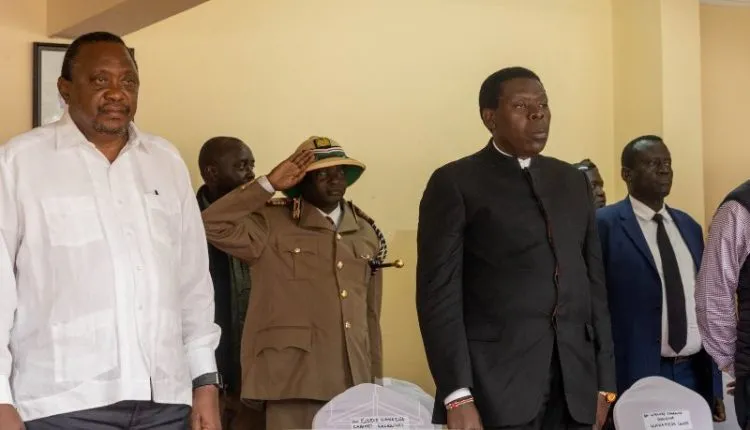 President Uhuru Kenyatta at Kakamega State Lodge