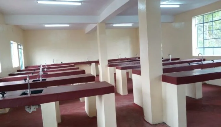 School science laboratory