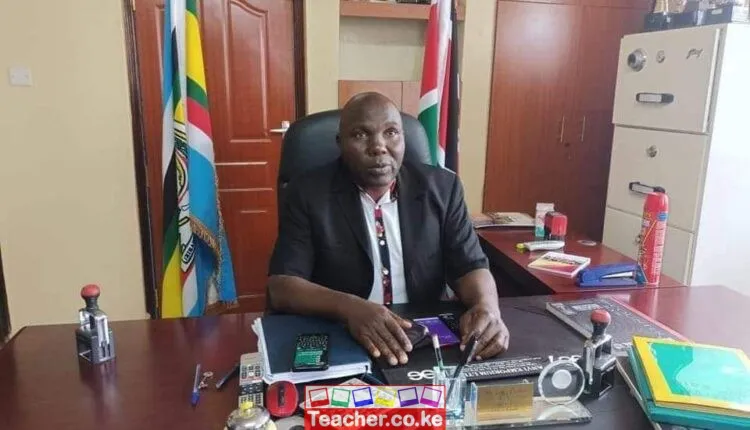 Nyambaria High School Principal Charles Onyari