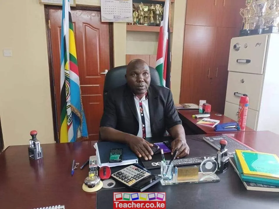 Nyambaria High School Principal Charles Onyari