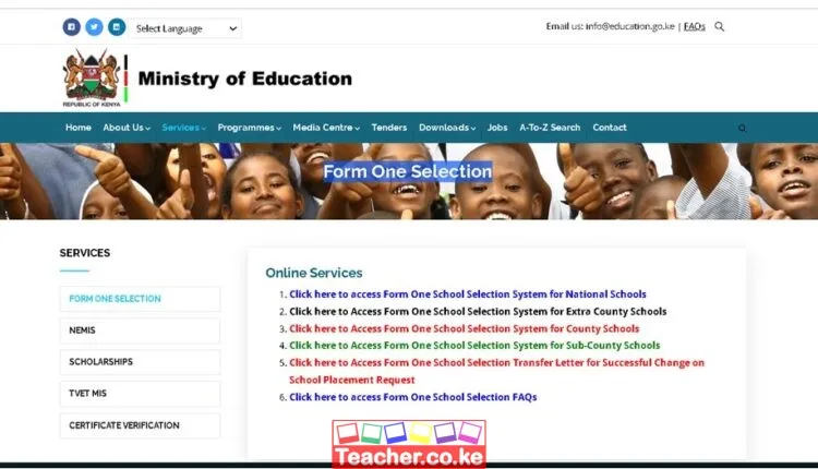 How to Check 2024 Form One Selection Results, and Download Admission Letters