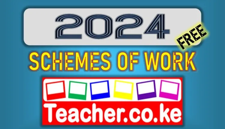 2024 schemes of work