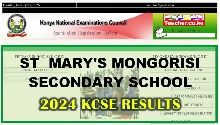 St Mary S Mongorisi Secondary School