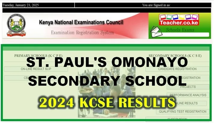 St Paul S Omonayo Secondary School
