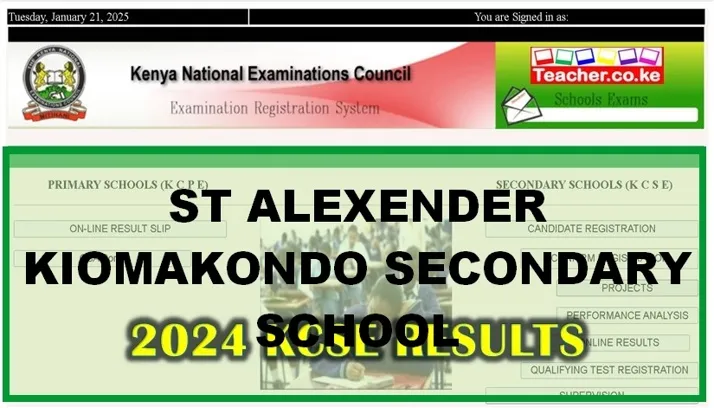 St Alexender Kiomakondo Secondary School