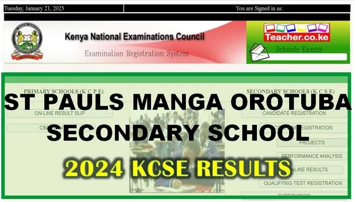 St Pauls Manga Orotuba Secondary School