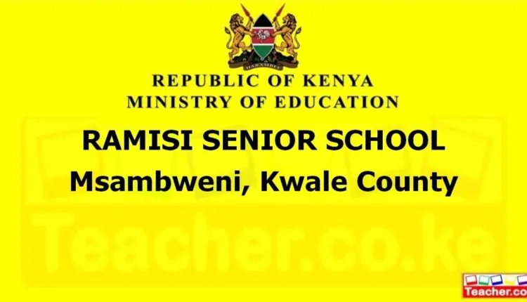 Ramisi Senior School - Kwale