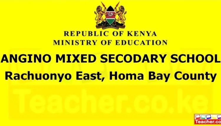 Angino Mixed Secodary School - Homa Bay