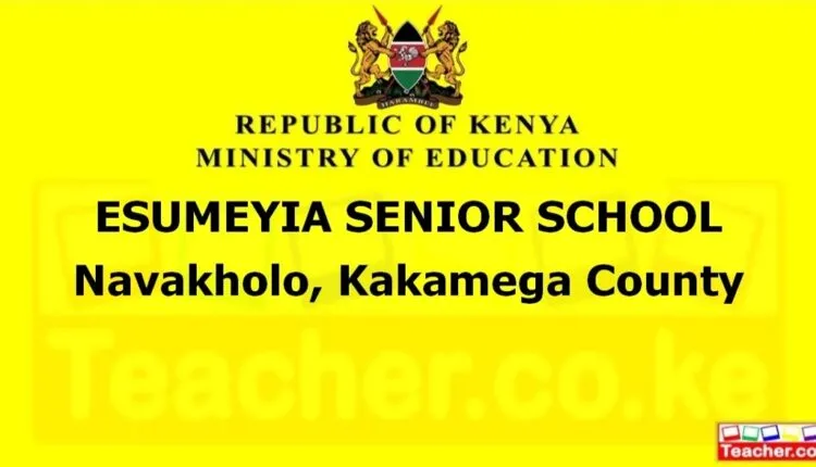 Esumeyia Senior School - Kakamega